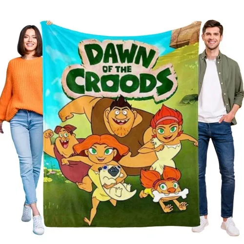 Фланелевое одеяло Dawn of the Croods, мягкая кровать, диван, подарок на день рождения
