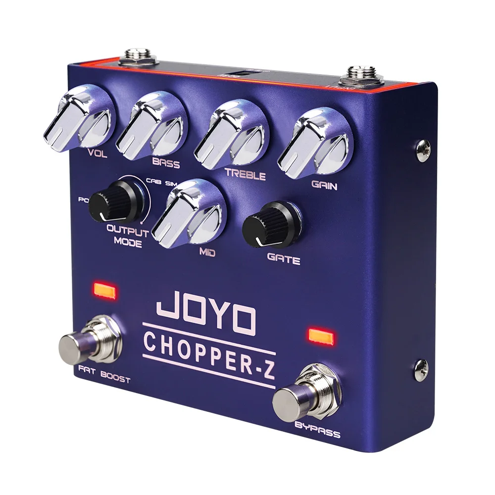 JOYO R-18 CHOPPER-Z Distortion Guitar Effect Pedal Modern Metal Sound Noise Gate High Gain Amplifier Simulation Guitar Pedal