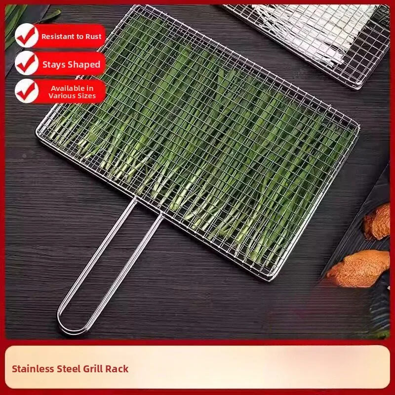 outdoor-stainless-steel-barbecue-net-rectangular-fish-clamp-vegetable-grid-special-purpose-tool-for-grilling-and-baking