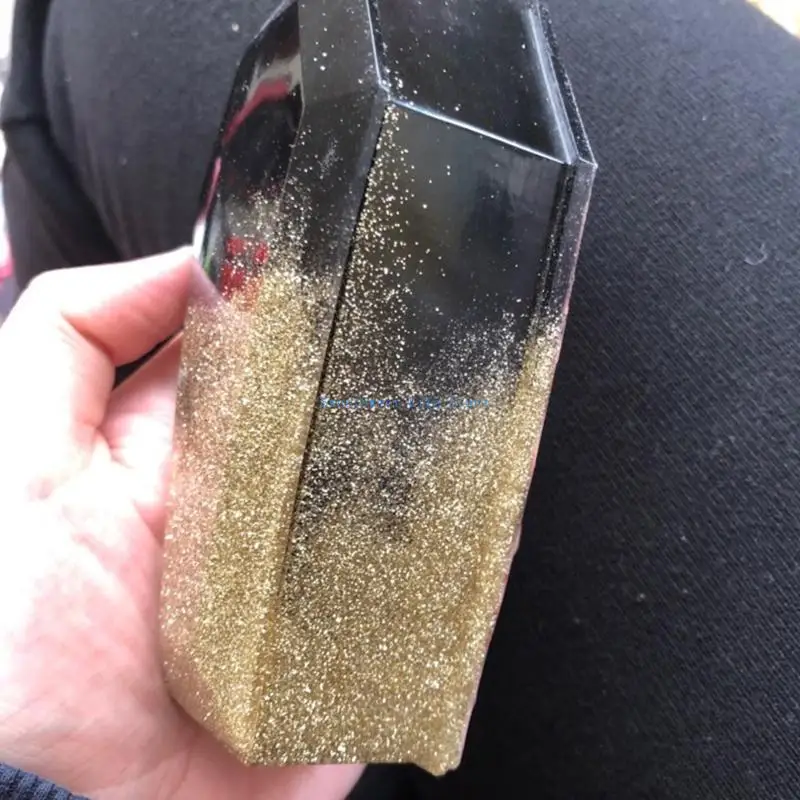 D5QB DIY Crystal Epoxy Resin Mold Halloween Coffin Storage Box Mirror Silicone Mould