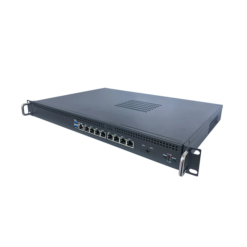 New 2026 ELSKY 8*LAN Multi Network Server U108 Barebone Mini PC  H110 Chipset LGA1151 Skylake Kabylake Desktop CPU