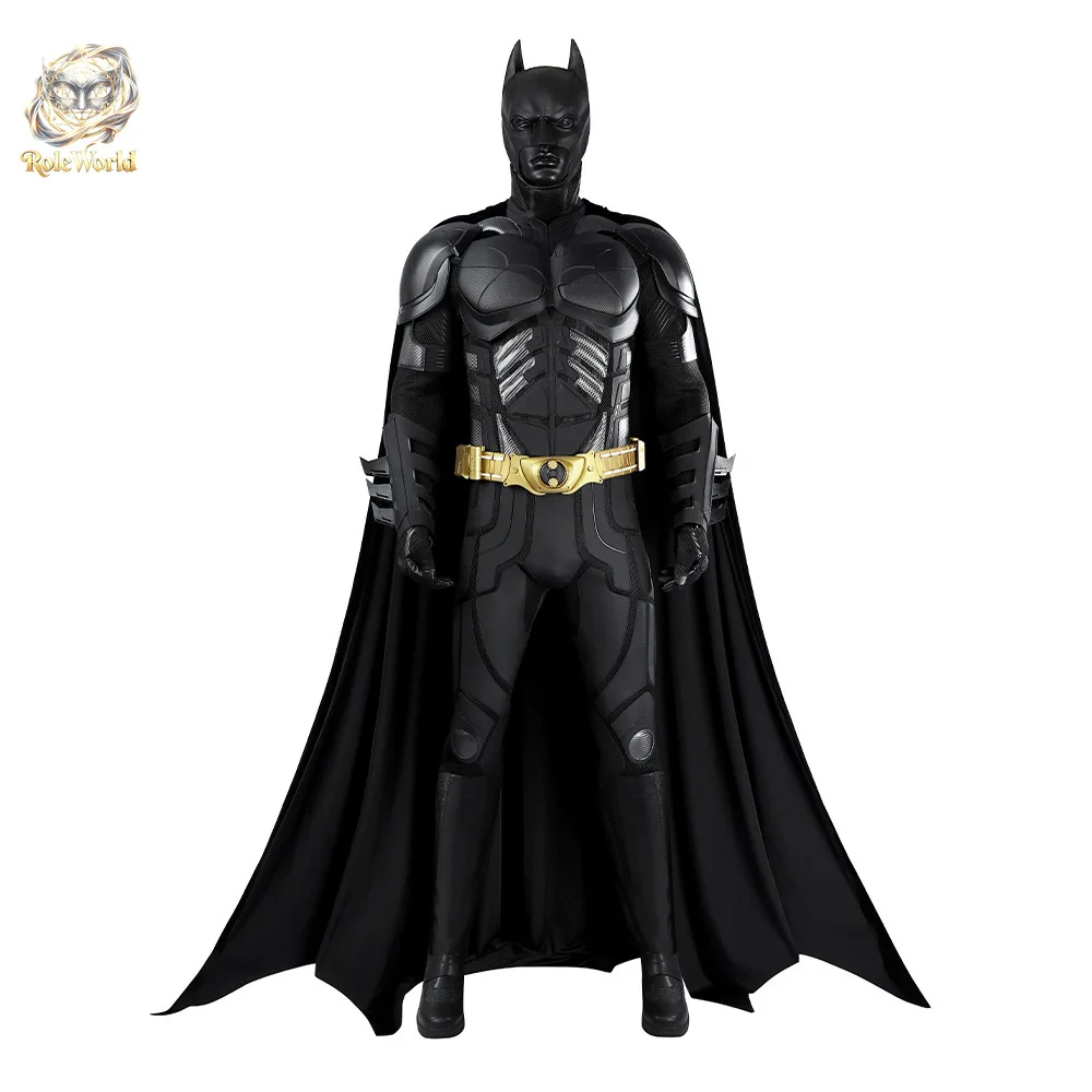 High Quality Bruce Wayne Full Cosplay Costume Men Superhero Suit For Halloween Party Comic Con - view 3