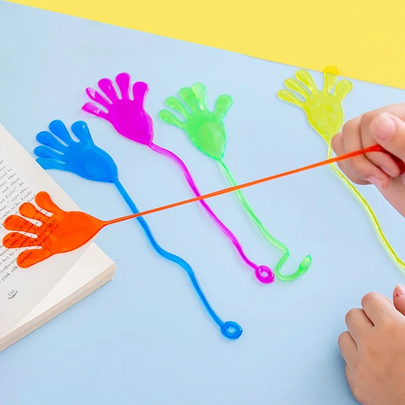 5-50 sztuk Zabawna zabawka dla dzieci Sticky Hands Toy Palm Elastic Sticky Squishy Slap Palm Toy dla dzieci Interaktywna zabawka na imprezę dla rodziców i dzieci Prezent