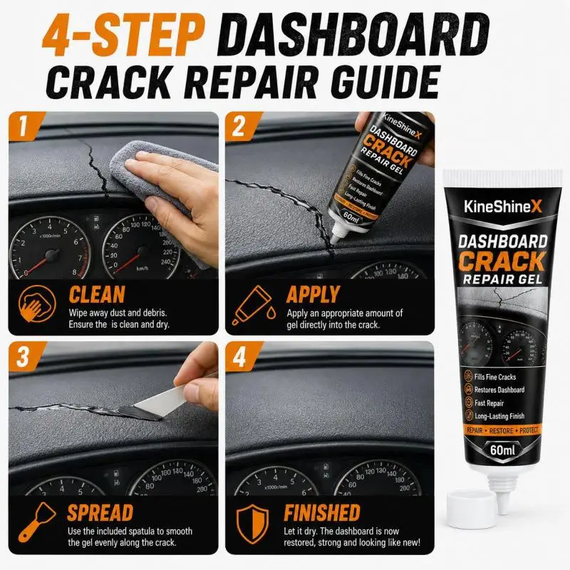 2/3/4/5PCS Dashboard Crack Repair Gel 30/60ml Car Leather Plastic Filler Fast Restore Console Instrument Panel Scratch Fix Tool