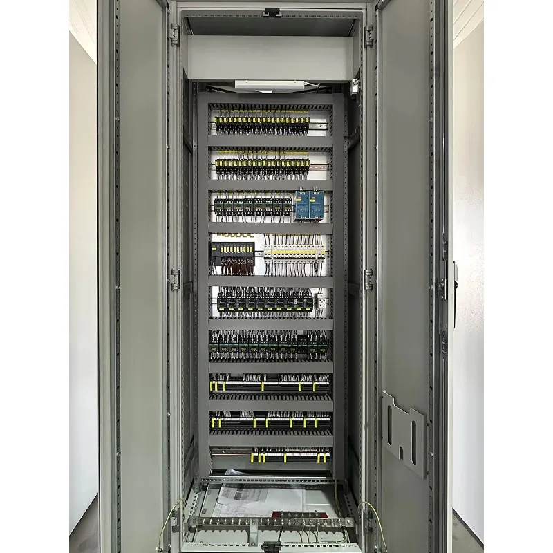 

Industrial Electric Panel PLC Cabinet VFD Enclosure CE Certified Electrical Control Distribution Cabinet with Modular Design