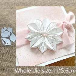 New Design Craft Metal stencil mold Cutting Die składana dekoracja kwiatowa scrapbook die cut Album Paper Card Craft Embossing