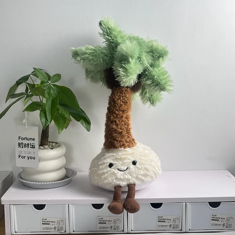 

Coconut Tree Plush Pillow Cushion Toy Accompany Children To Sleep Doll Lovely Gift