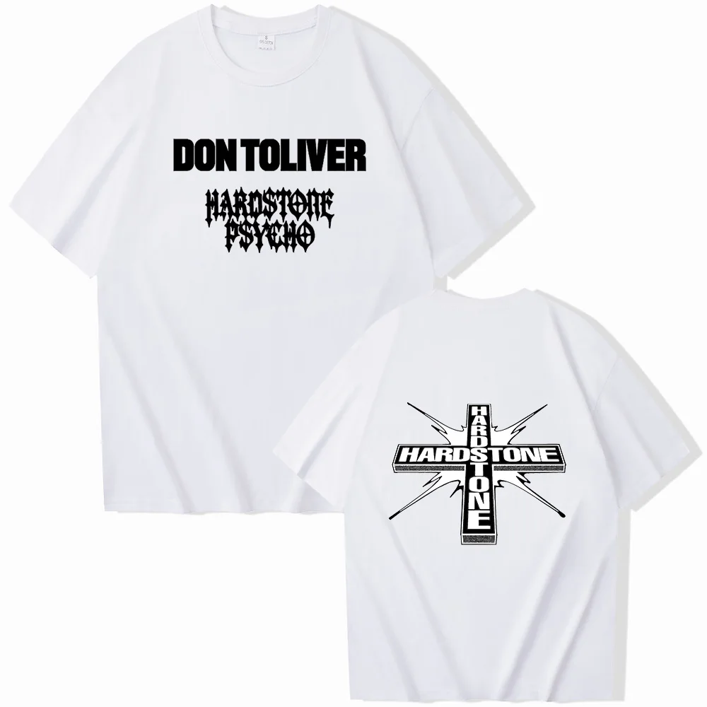 Don Toliver Hardstone Psycho Short Sleeve T-shirt Harajuku O-neck Summer Casual Shirt Fans Gift Tops