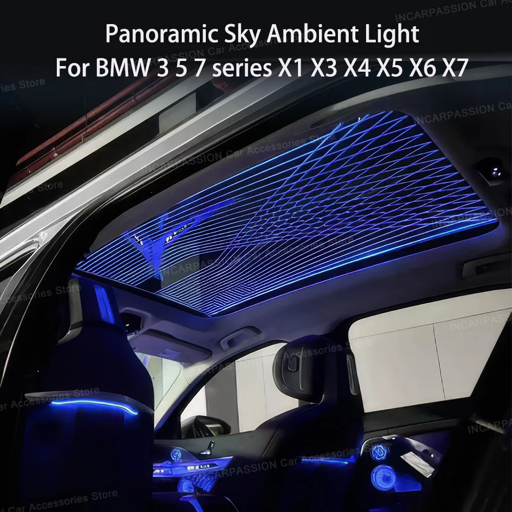 

Panoramic Sky Ambient Light For BMW 3 series X3 X4 X5 X6 X7 G20 G01 G05 , For BMW Roof Window Ambient Lights