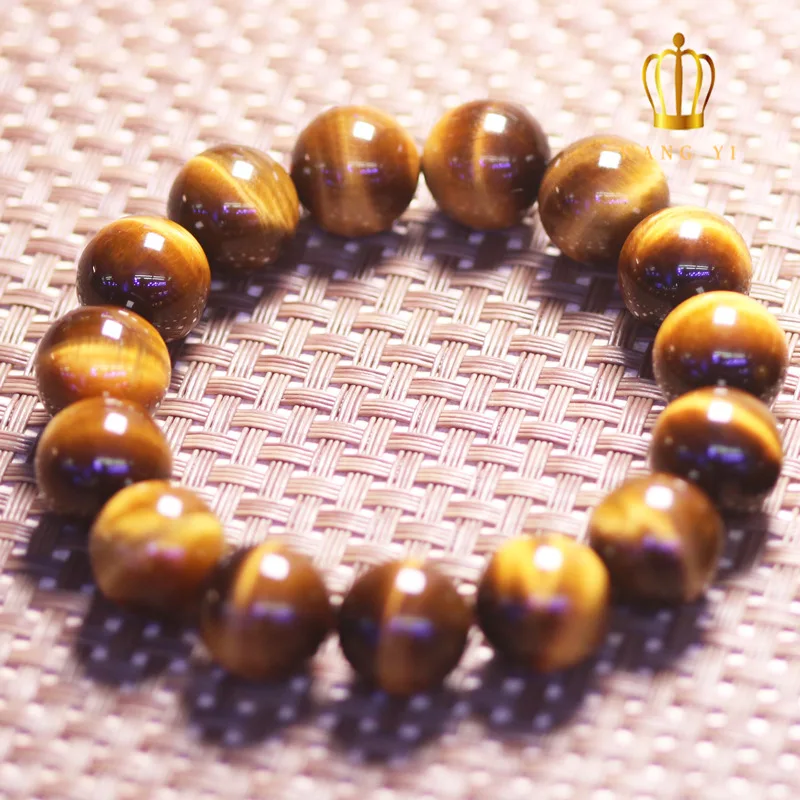 Natural 's Bracelet High Quality Eyelet Strong Effect 's Wholesale Yellow Tiger's Eye