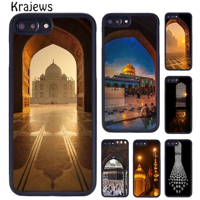 Krajews Mecca Imam Ali Islamic Shia Holy Phone Case For iPhone 16 15 14 plus X XR XS 11 12 13 pro max coque