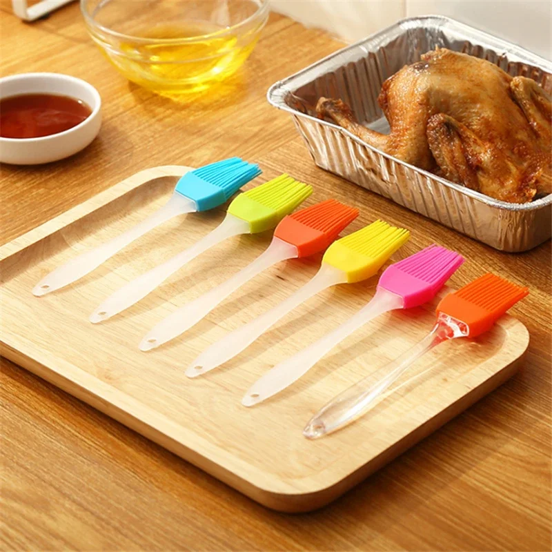 BBQ Oil Brush Basting Barbecue Pastry Turkey Bastet Brush Cooking Kitchen Utensil Silicone Brush