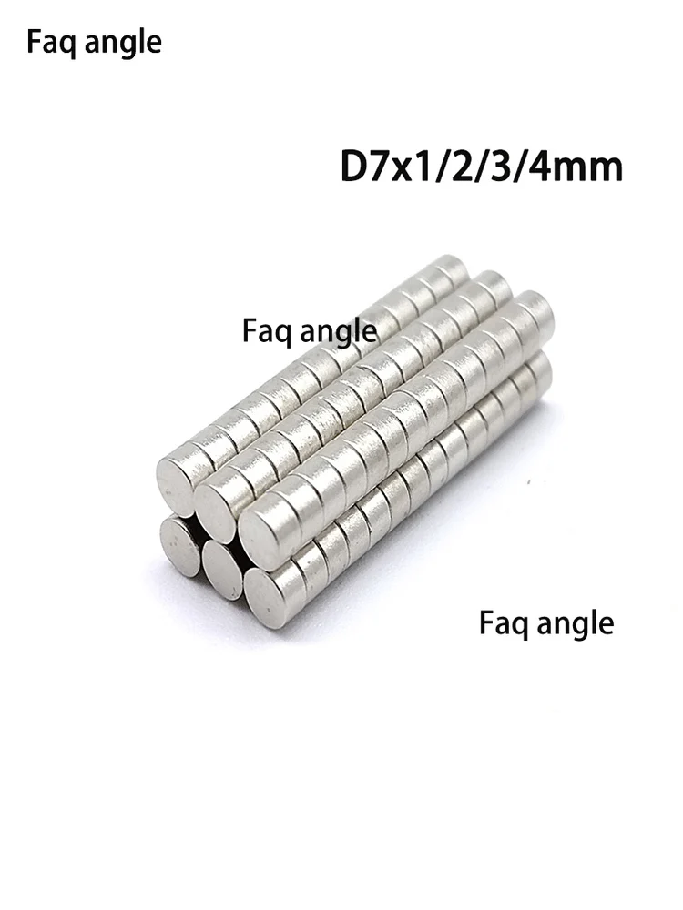 Neodymium Magnet D7x1/2/3/4/5mm  N35 NdFeB Round Super Powerful Strong Permanent Magnetic Imanes Disc  Imanes De Neodimio