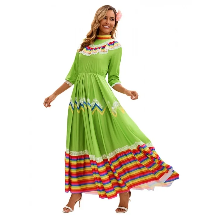 Danza da donna Dr etnica gonna larga spettacolo teatrale costume loween estate 2025 abito Faion Tang da donna