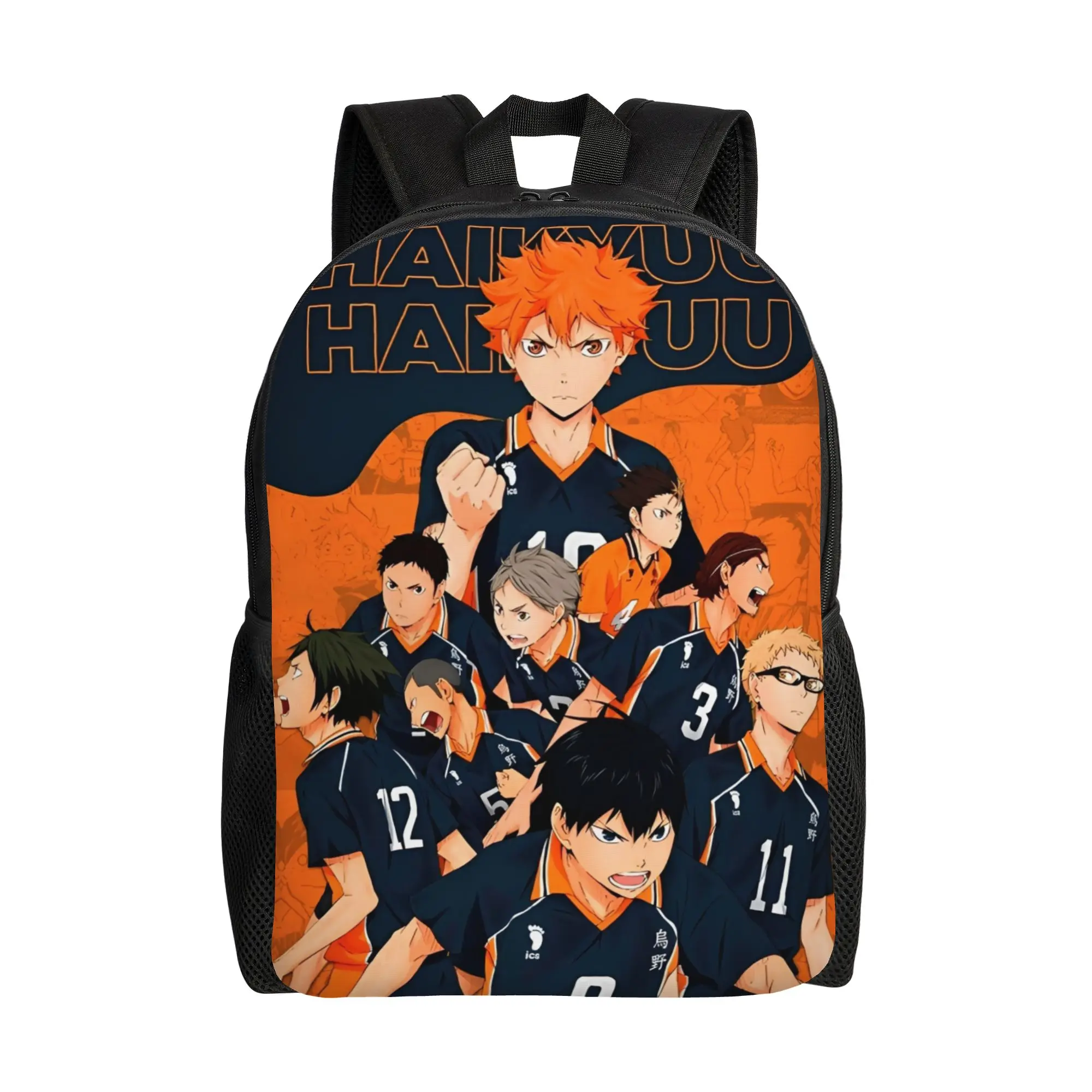 

Классический рюкзак Haikyuus, спортивный рюкзак для старшей школы, походный, дорожный, аниме-рюкзак для мужчин и женщин, сумка через плечо для ноутбука