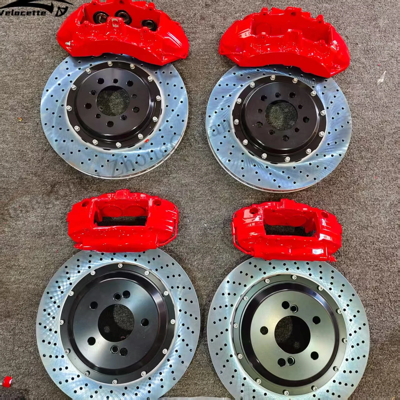 New style Big Brake Caliper Kit Front V6 6-Pot and Rear F40 Caliper 4 Piston for Mazda 3 for BMW E46 for Toyota Camry Avalon Lev