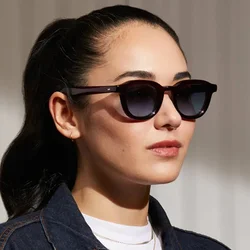 Lemtosh DAHVEN Vintage Sunglasses Women Eyewear Acetate Vintage Oval Sunglasses Polarized Women Luxury Sunglasses