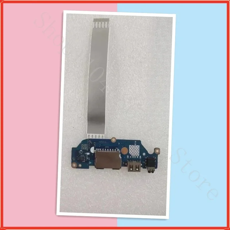 L Genuine FOR  Inspiron 3511 3520 SD Card Reader USB Board POWER BUTTON BOARD W Cable LS-L243P 0R9R3P