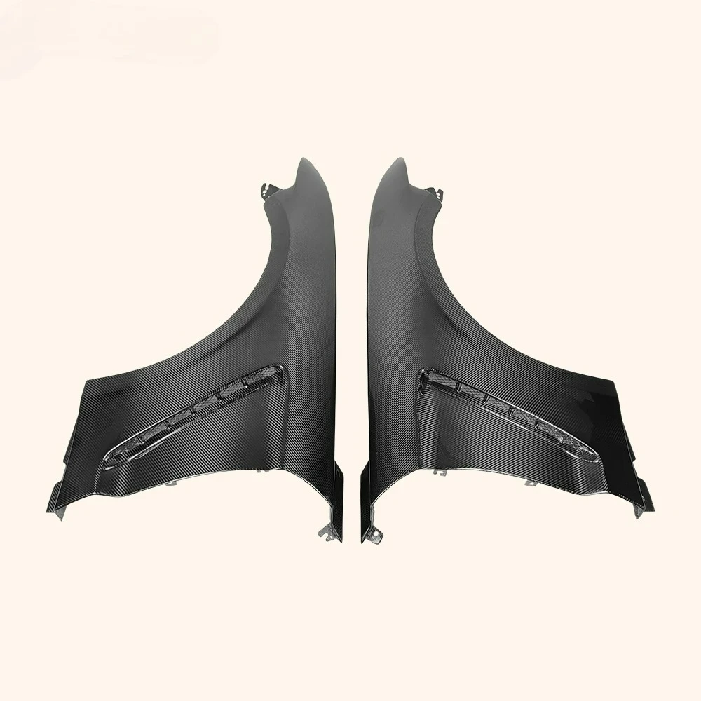 Par de guardabarros ventilados FORFord Mustang 2015-17 GT3 de fibra de carbono