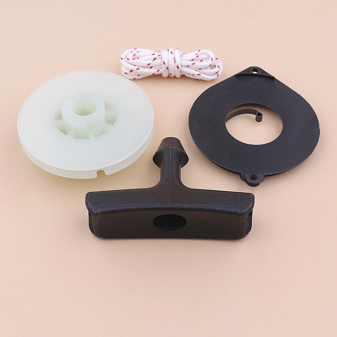 Recoil Starter Pulley Spring Handle Grip Rope Kit For Husqvarna 445 450 460 бензопила Chainsaw Replacement Spare Part