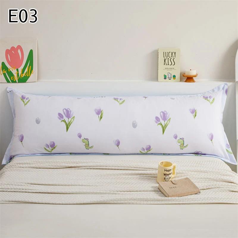 120/150/180cm Unfilled Double Pillowcase Fashion Printed Sleeping Long Pillow Cover Home Bedding Body Support Cushion Covers 