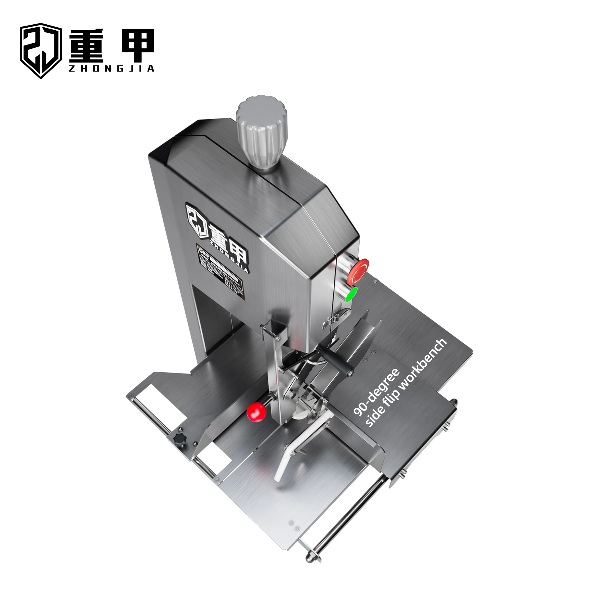 1500W Stainless Steel Blade Table Top Bone Saw Machine Commercial Kitchen Equipment For Frozen Meat/Bone Cutting Meat Slicer
