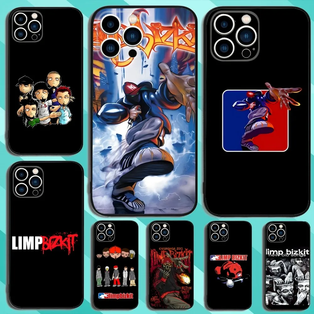 L-Limp Bizkit Hold On Band  Phone Case For iPhone 16,15,14,13,12,11,Plus,Pro Max,XS,X,XR,SE,Mini,8,7 Soft Silicone Black Cover