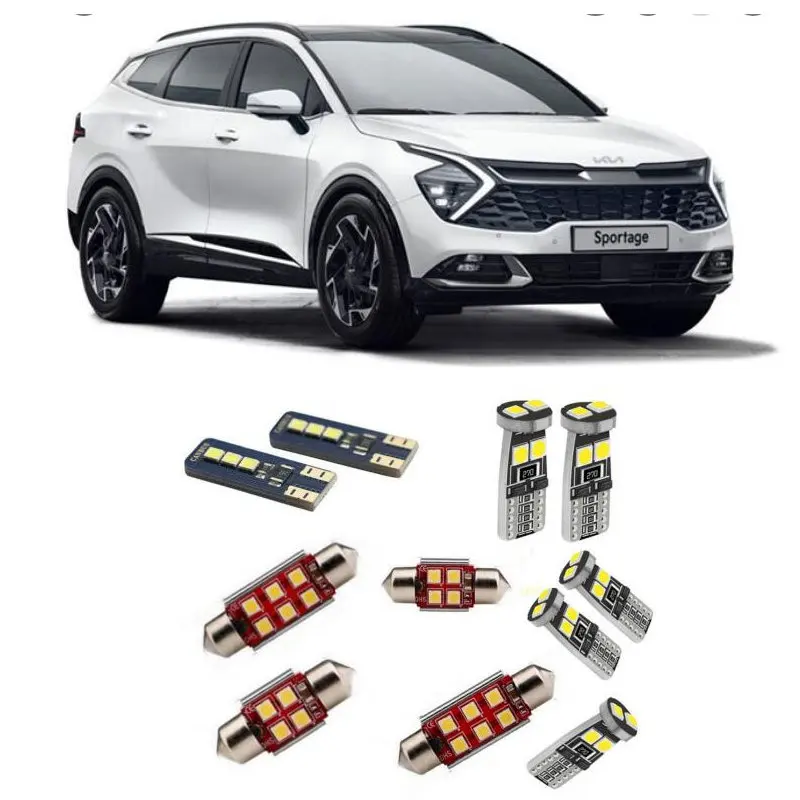 

12x Canbus Led interior lights For KIA Sportage 2023 automotive goods Car Accessories for auto Car lamps