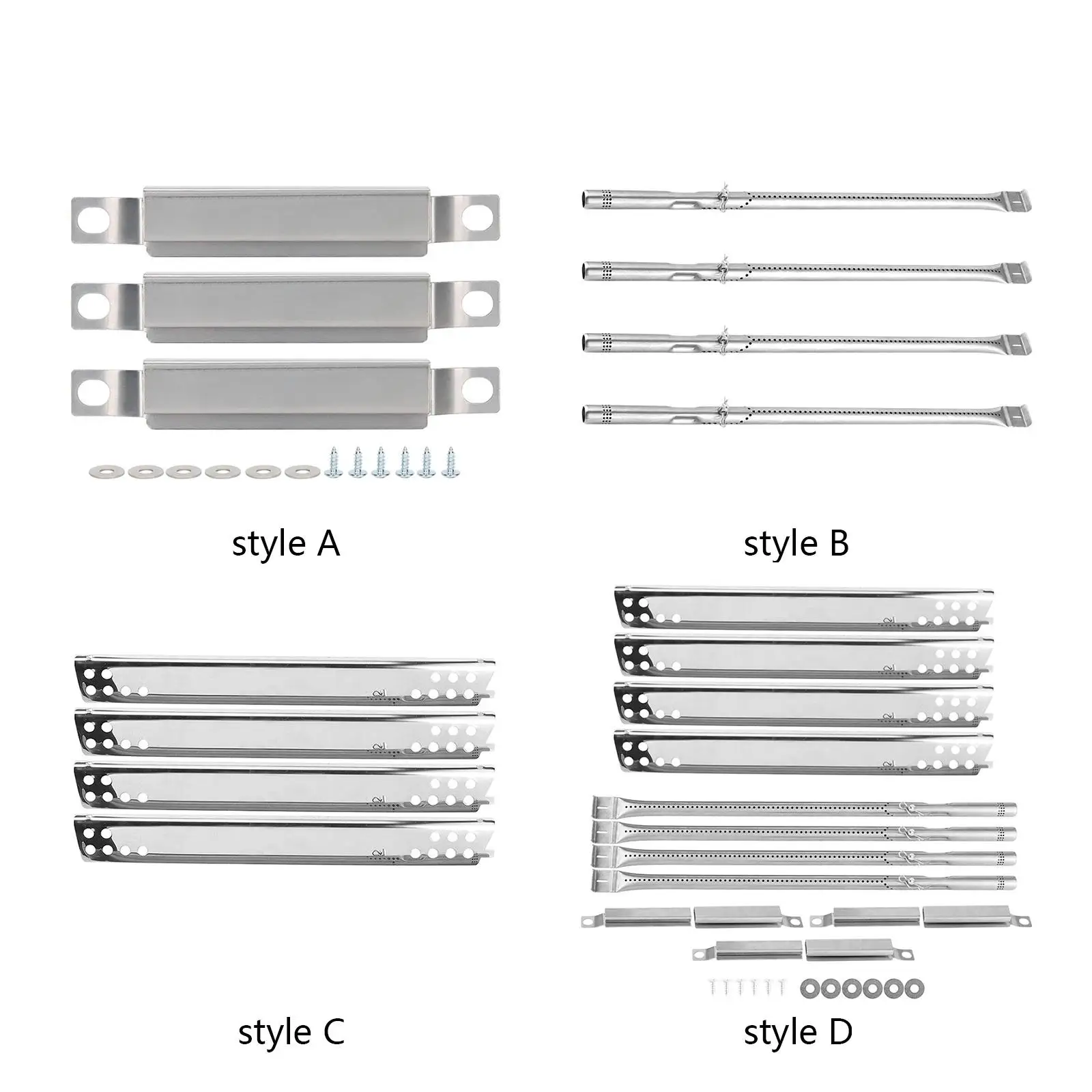 Grill ersetzen Teile Edelstahl robuster Grill einfach zu installieren für Leistung 475 4 Brenner 463673617 463673517 463347017
