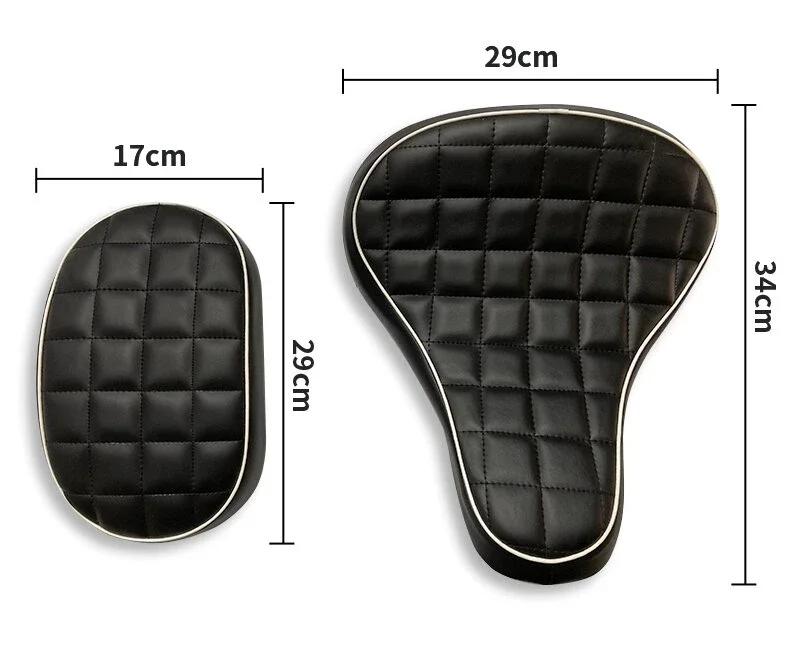 Applicable to the construction of Xiangshuai XS650N modified single seat cushion, tough guy 800N Harley 883 folding hidden