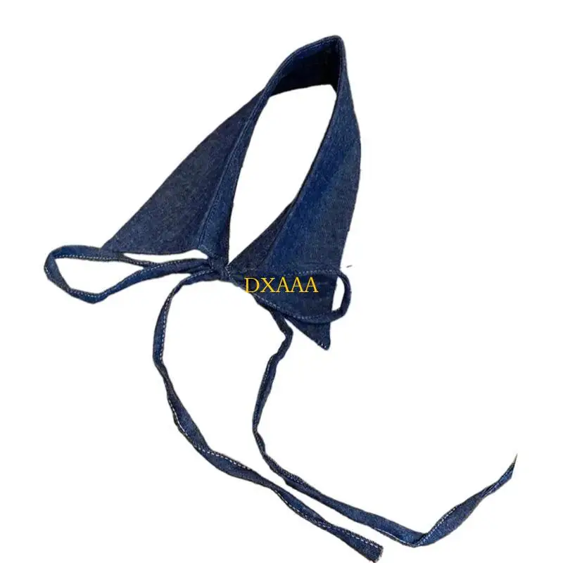 

DXAA Изысканный полуворотник, элегантный женский воротник, профессиональный внешний вид, воротник для одежды для повседневного