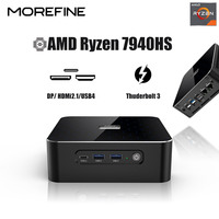 MOREFINE Mini Pc AMD Ryzen R9 7940HS R7 7840HS R5 6600H WIN11PRO Pc Gamer Desktop Computer Diy Gaming Computer Laptop Gamer 4K60