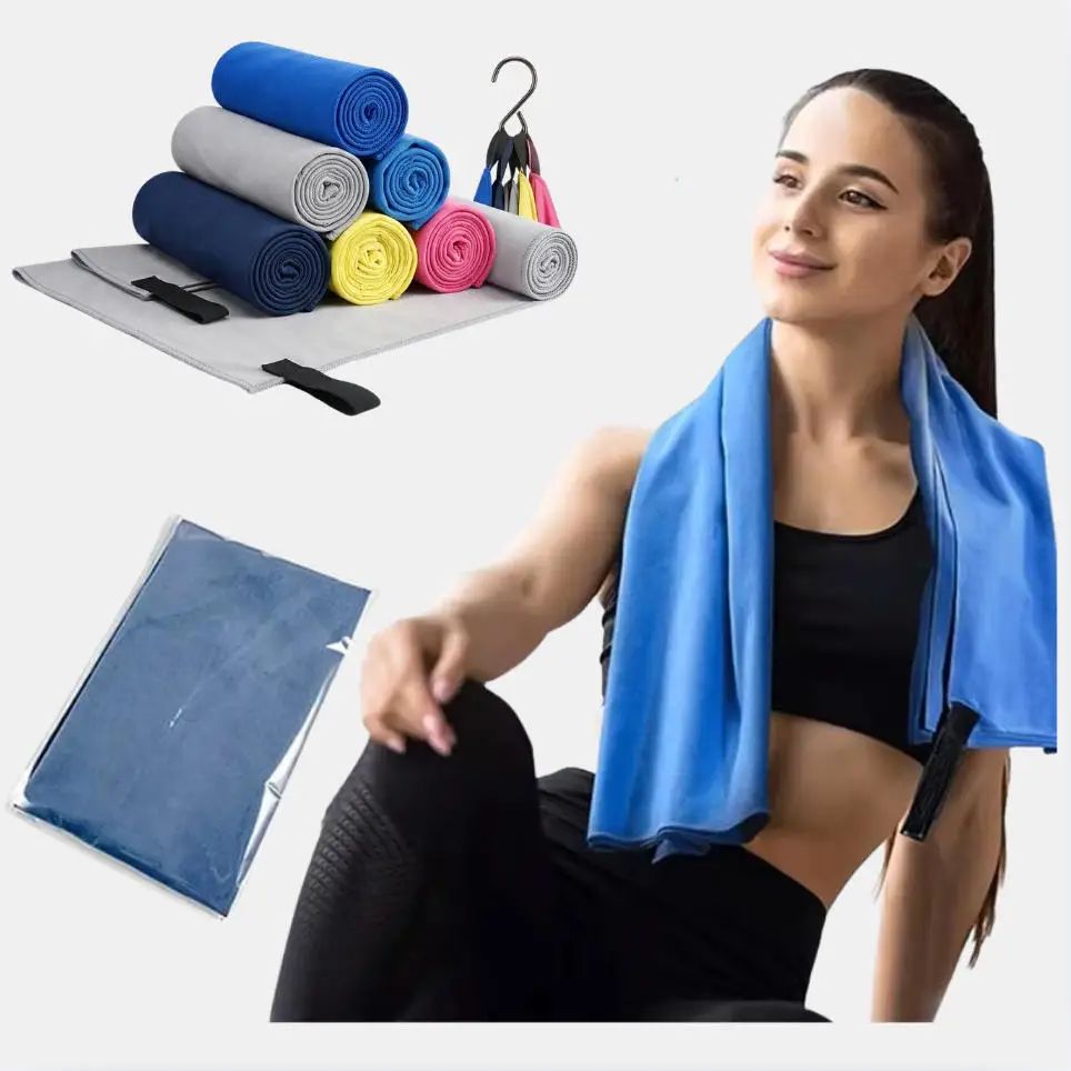 

Quick Dry Gym Towel 120x50cm Big Size for Face or Body Towel, Lightweight for Gym, Pool, Travel, Beach