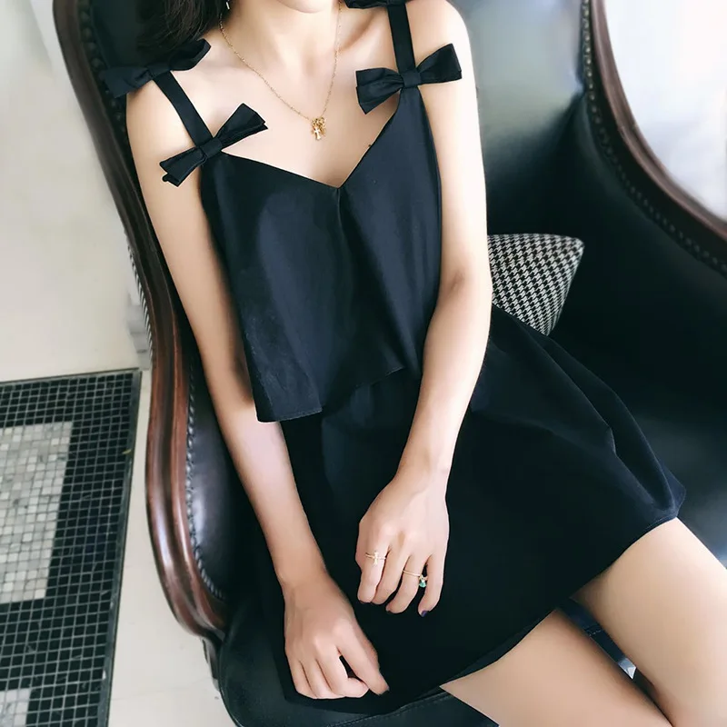 

Консервативный цельный черный купальник для женщин, пляжная накидка, термальный купальник для весеннего сезона, большие размеры, купальник-юбка, повседневный купальник