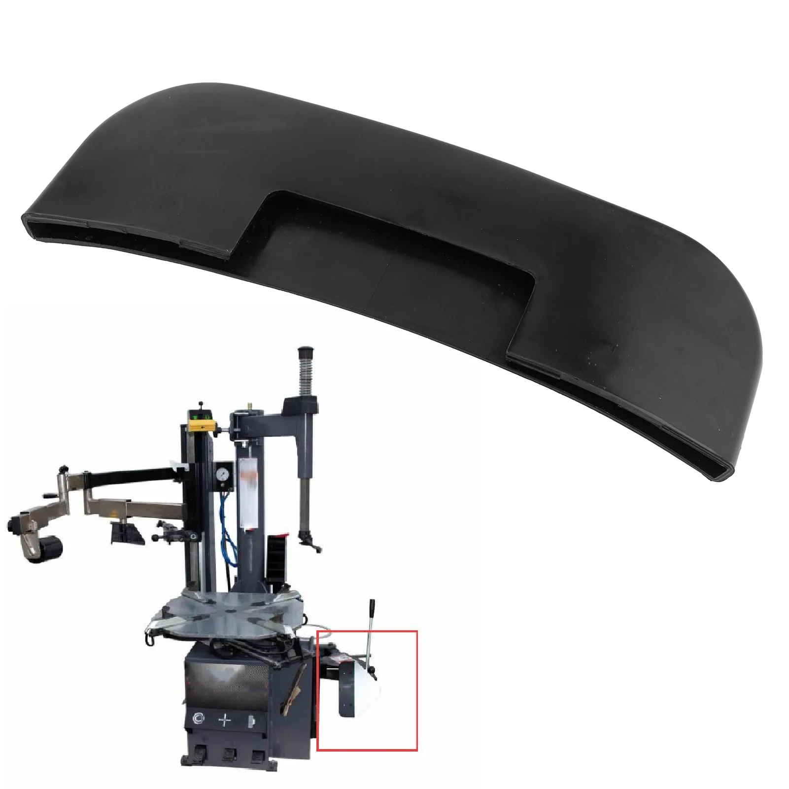 Black Tire Pressure Shovel Protective Sleeve Rims Accessories for Tire Removal Machine Tire Protective Sleeve