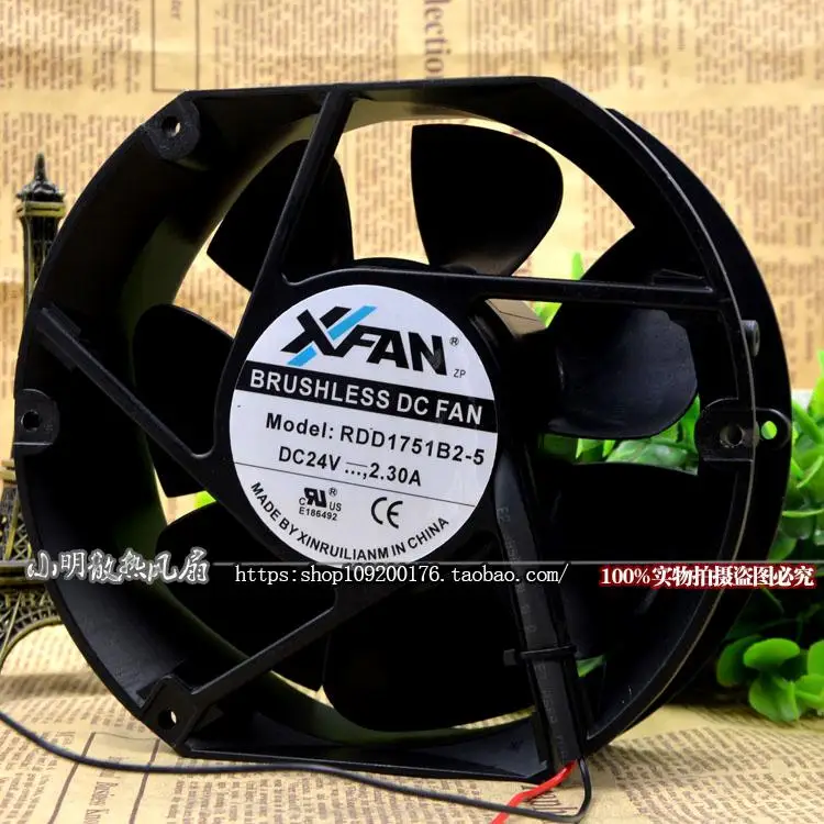 

NEW ORIGINAL RDD1751B2-5 24V 2.3A 17CM 17544 172*51 mm COOLING FAN