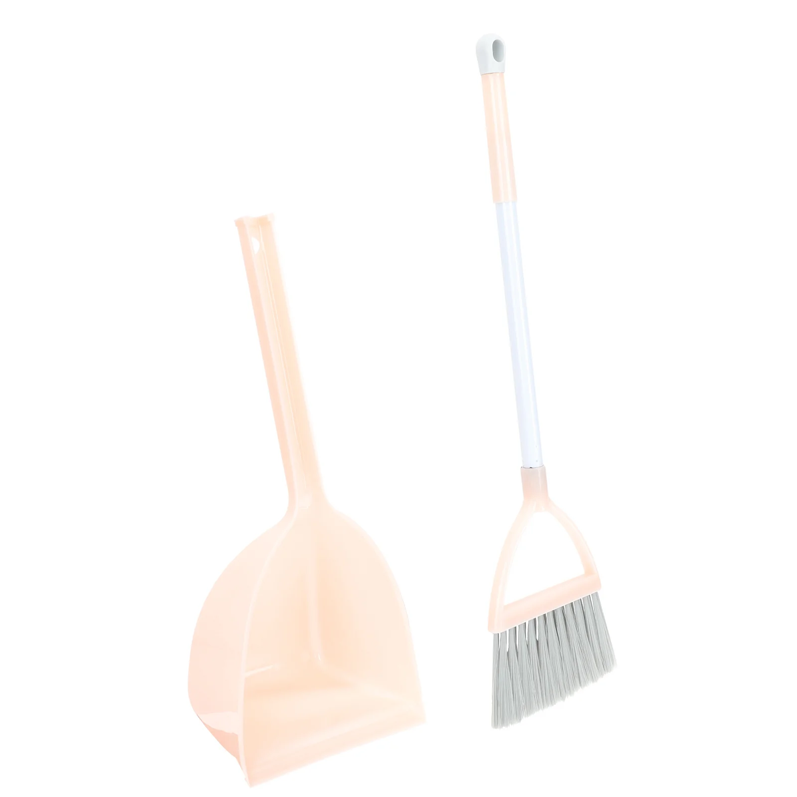 1Set Child Housekeeping Helper Mini Cleaning Set Excellent Texture Non-Deformable Broom and Dustpan for Kids Daily Use