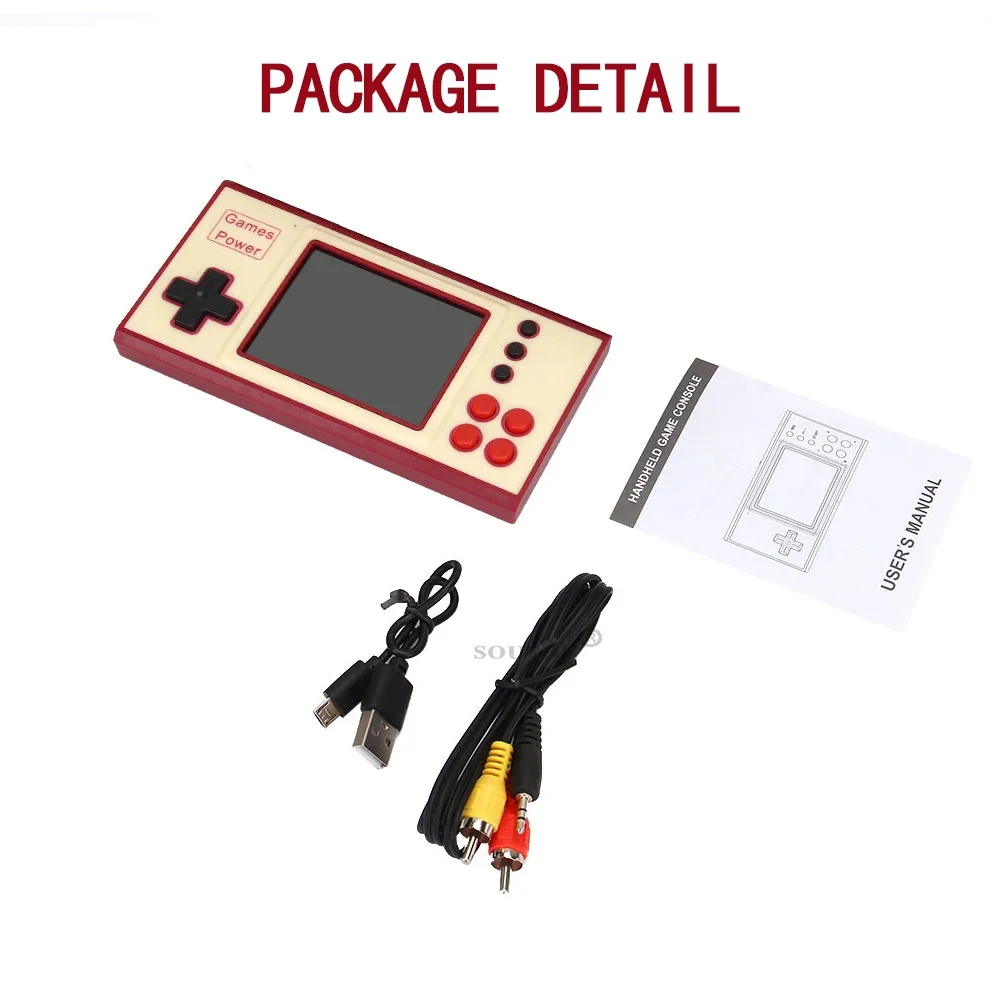 K30 Handheld Video Game Console Portable Game Player Built-in 500 Games TV Retro Gaming Console 2.8 Inch Screen Gift For Kids