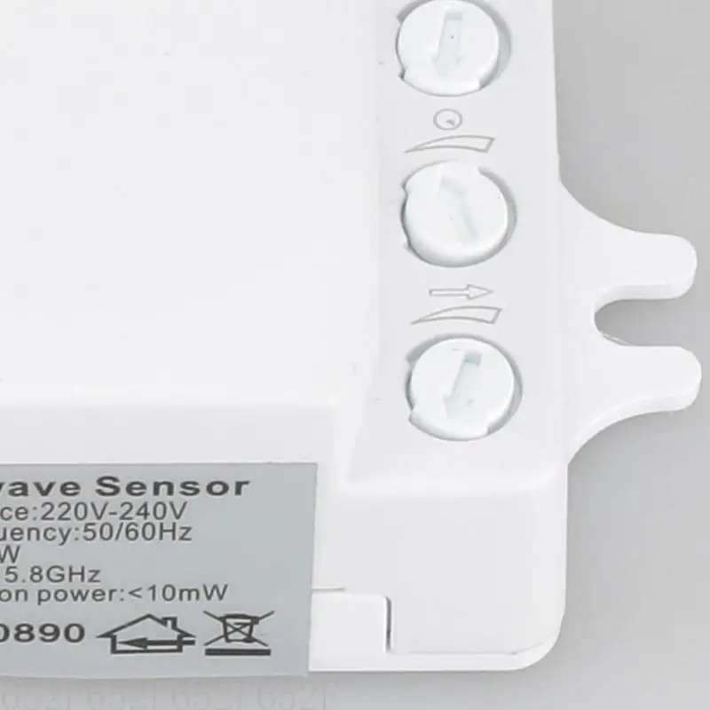 652F Microwave Radars Sensors Switches 85 265V With 360 Degree Motion Detection for Energy Efficient Light Automation