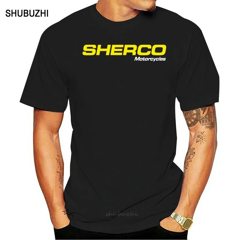 Sherco 450 SEF Factory Racing T-SHIRT men cotton tshirt summer brand teeshirt euro size