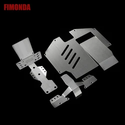 UDR Stainless Steel Chassis Armor Front & Rear Axle Protector Plate Battery cover for 1/7 RC Monster Truck  UDR