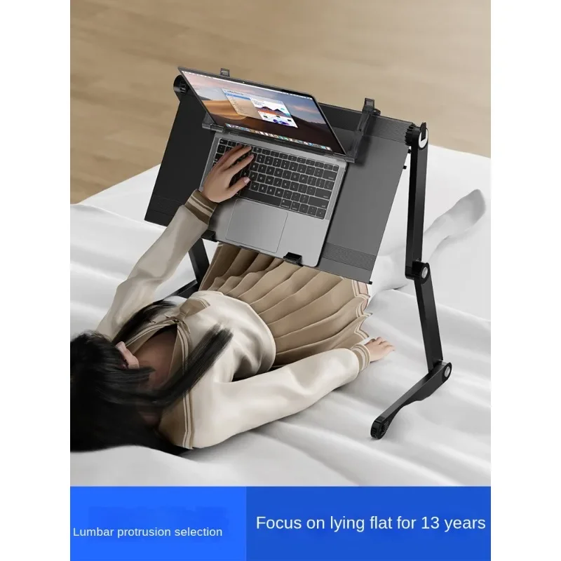 Multifunctional Lap Desk for Bed, Sofa, and Floor, Adjustable Height Laptop Table for Writing, Drawing, and Gaming, Dining Table