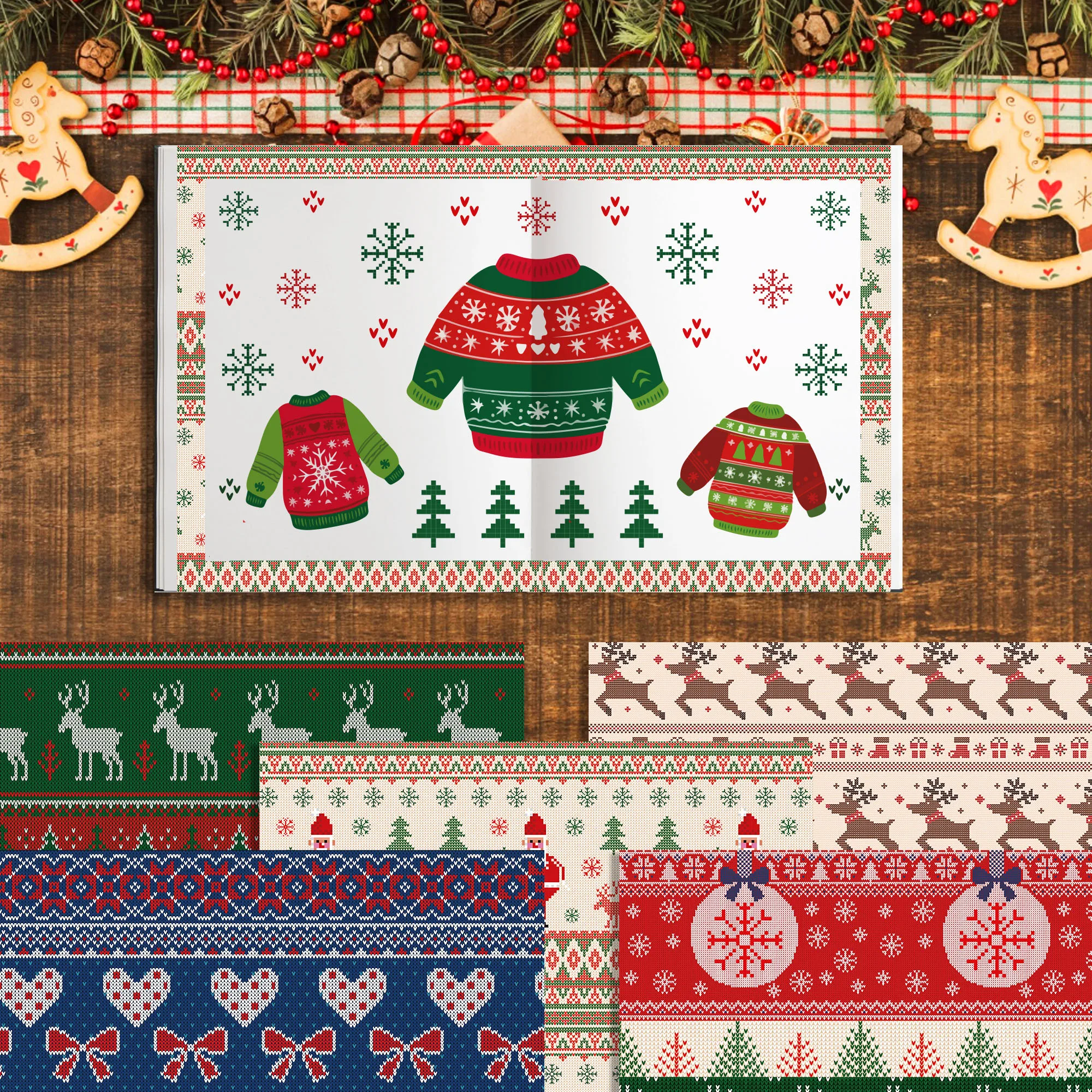 クリスマス和紙テープと背景紙フォトアルバム装飾カード作成スク - Art And Craft Photos のレビューと価格