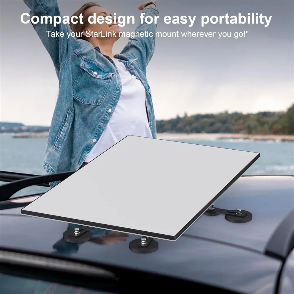 

Starlink Gen 3 Magnetic Roof Mount Starlink Internet Kit for RVs & Cars,12 Magnetic Bases,Compatible with Starlink Gen3(V3) Dish