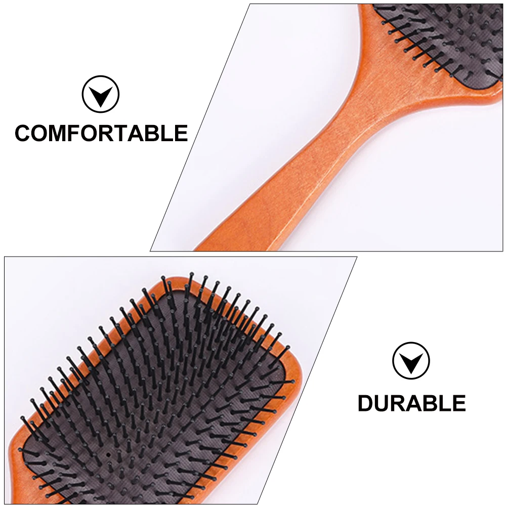 

1 шт., расческа с подушкой безопасности, деревянная мини-расческа, портативная удобная подушка, массажная расческа для дома, путешествий, подушка безопасности, расчески