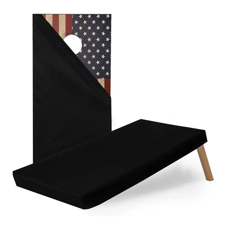 T22C 2X Sandbag Board Dust Cover And Sun Protection Cover With Zipper Pocket Fits Regular Size Cornhole Board Cover