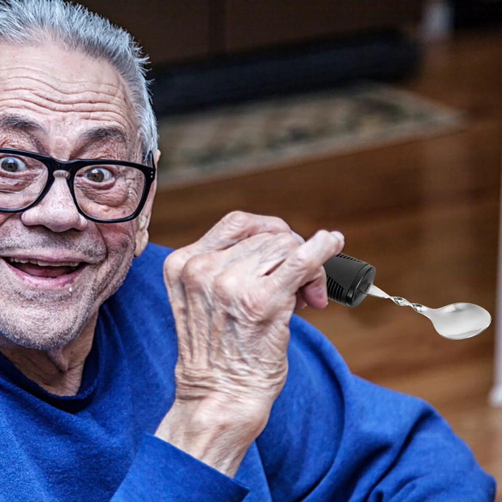 

2Sets Large Handle Adaptive Utensils Anti-Shaking Tableware for Elderly Disabled Weighted Spoons Fork Utensils for Adults