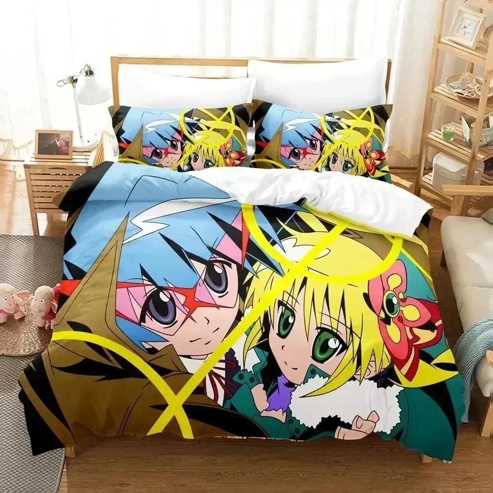 Luxury New 3D Print Anime Hayate the Combat Butler Bedding Set Duvet Cover Bed Set Quilt Cover Pillowcase Queen Size Boys Adult