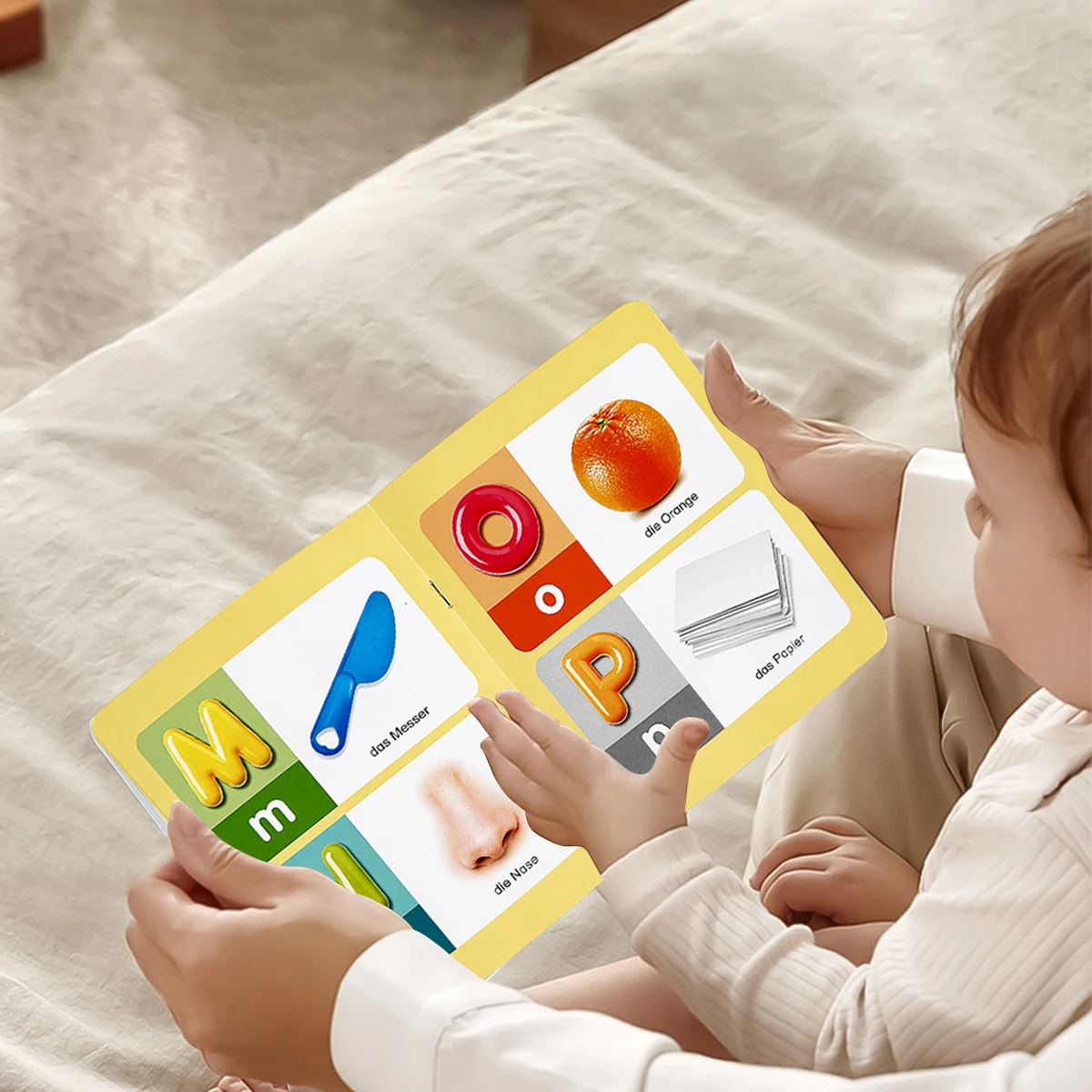 10 كتب معرفية باللغة الألمانية تغني المفردات للأطفال الصغار وتوسع آفاقهم وتعزيز تطوير اللغة.