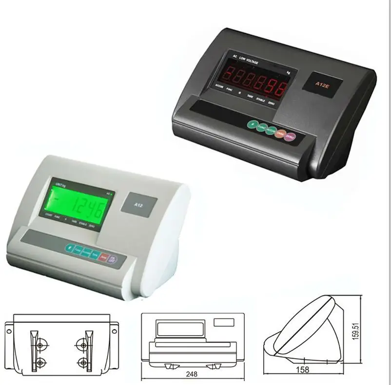 Weighing Indicator Shanghai Yaohua Battery 6 State Indicating Signal 20 Bits A12E